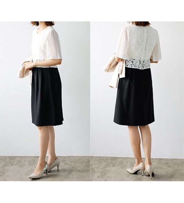 GeeRA（ジーラ）の「【入卒式/セレモニー】ツイード着回し５点セットスーツ　２ジャケット＆パンツ＆ワンピ（その他スーツ）」｜詳細画像