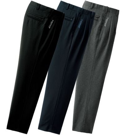 「【３本組】＜ダンロップ・リファインド＞吸汗速乾楽らく定番スラックス（メンズフルレングスパンツ）」