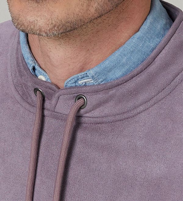 「＜アーノルド　パーマー＞パーカー風スエードトレーナー（メンズトレーナー）」｜詳細画像