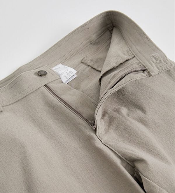 BELLUNA（ベルーナ）の「【選べる裏起毛】静電気防止！ヘリンボーンブーツカットパンツ（フルレングスパンツ）」｜詳細画像