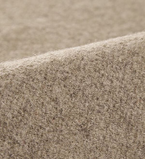 BELLUNA（ベルーナ）の「ミックス調ウール混素材チェック使い切替コート（ハーフコート）」｜詳細画像