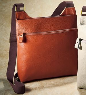 ルフラン（ルフラン）の「＜豊岡工房＞牛革軽量バッグ（ショルダーバッグ）」｜キャメル