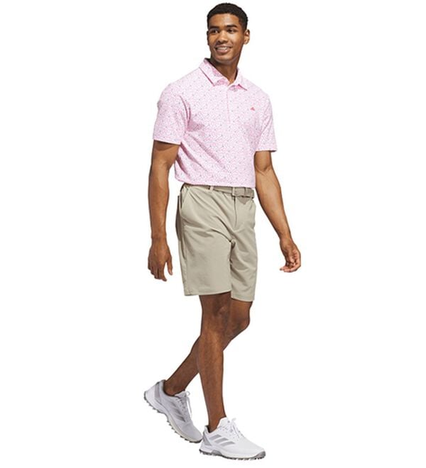 「＜ａｄｉｄａｓ＞ゴルフ　リーフモチーフ半袖シャツ（メンズシャツ）」｜詳細画像