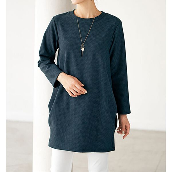 BELLUNA（ベルーナ）の「あったか蓄熱保温コクーンチュニック（チュニック）」｜詳細画像