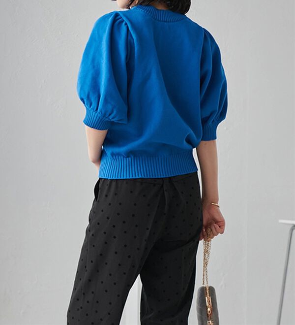 RANAN（ラナン）の「ボリュームパフスリーブニットトップス（ニット・セーター）」｜詳細画像