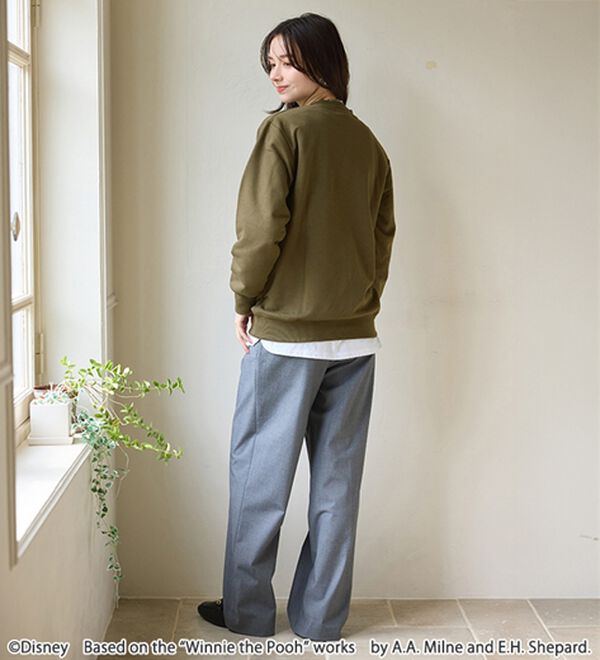 BELLUNA（ベルーナ）の「＜Ｄｉｓｎｅｙ＞【プー】プリント裏起毛トレーナー（トレーナー・スウェット）」｜詳細画像