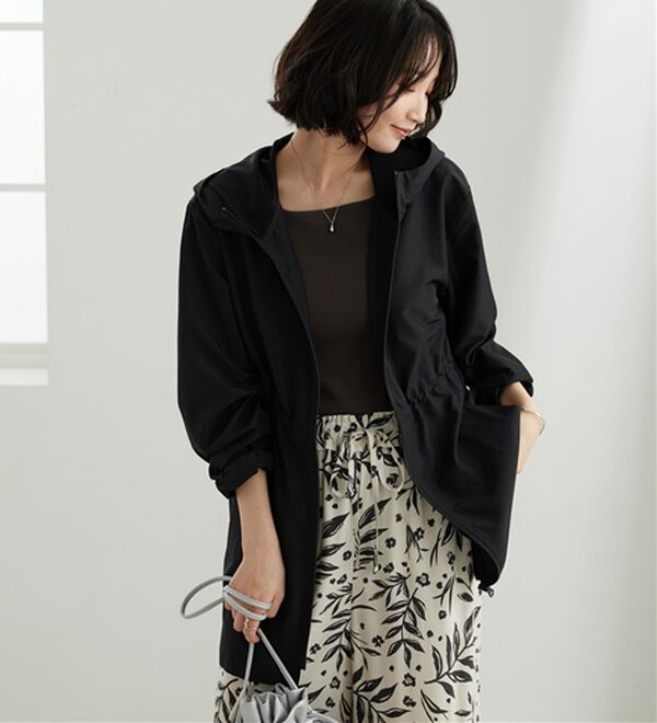 BELLUNA（ベルーナ）の「はっ水加工ドロスト使い軽量パーカー（その他ジャケット）」｜詳細画像