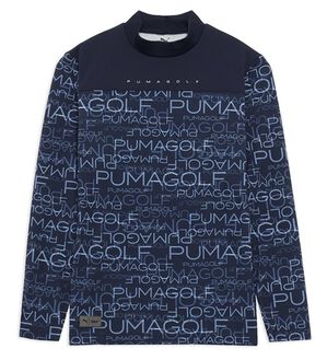 「＜ｐｕｍａ　ゴルフ＞ゴルフ　モックネックトレーナー（メンズカットソー）」｜ネイビー