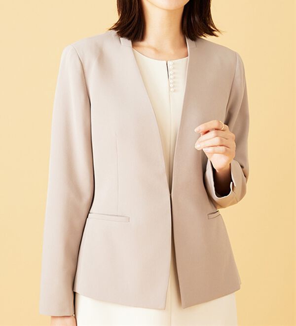 BELLUNA（ベルーナ）の「〈セレモニースタイル〉ノーカラージャケット（ノーカラージャケット）」｜詳細画像