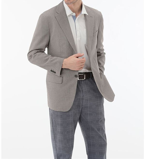 「＜パトリチオ　フランチェスカ＞ラクしてきちんと涼感サッカーポロシャツ（メンズポロシャツ）」｜詳細画像