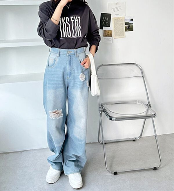 GeeRA（ジーラ）の「綿１００％アソートロゴロングＴｅｅ（カットソー）」｜詳細画像