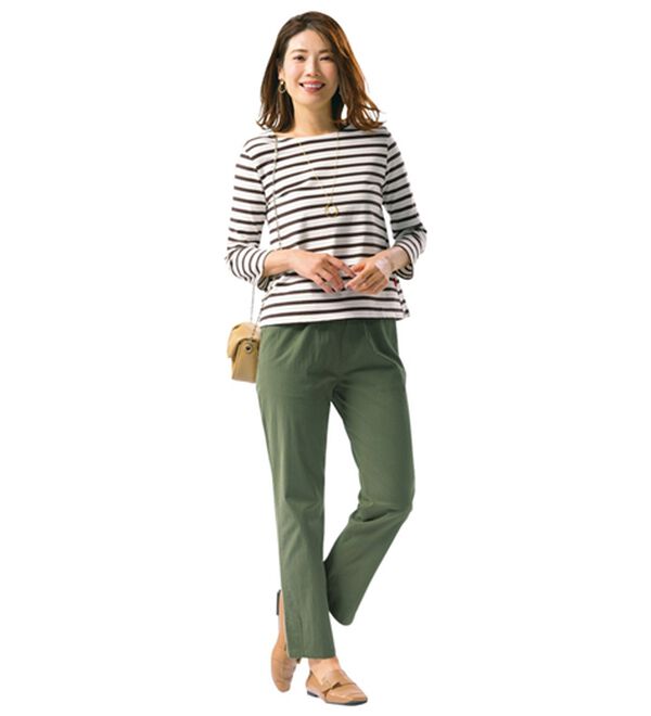 ルフラン（ルフラン）の「はきやすい♪やわらかコットンパンツ（その他パンツ）」｜詳細画像