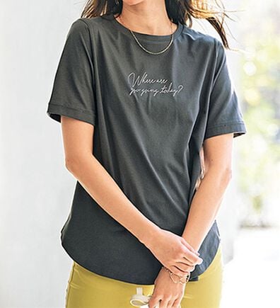 BELLUNA（ベルーナ）の「ヒンヤリ！着映えプリントプルオーバー（カットソー）」