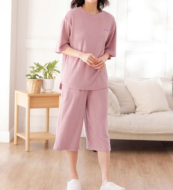 LAVIENNE（ラヴィエンヌ）の「【着るタオル】サラッと気持ちいい！ひんやりクールパイルパジャマ（パジャマ・ルームウェア）」｜詳細画像