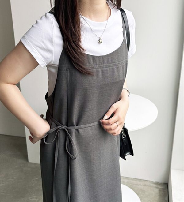 GeeRA（ジーラ）の「リネンライクロングキャミワンピース（その他ワンピース）」｜詳細画像