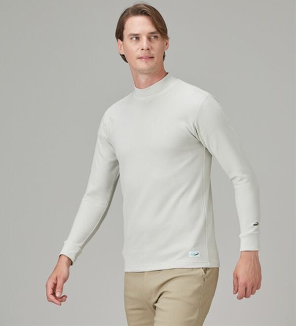 「＜クロコダイル＞着心地で選ぶ！肌側綿素材のワッフルインナー（メンズ肌着・インナーウェア）」｜詳細画像
