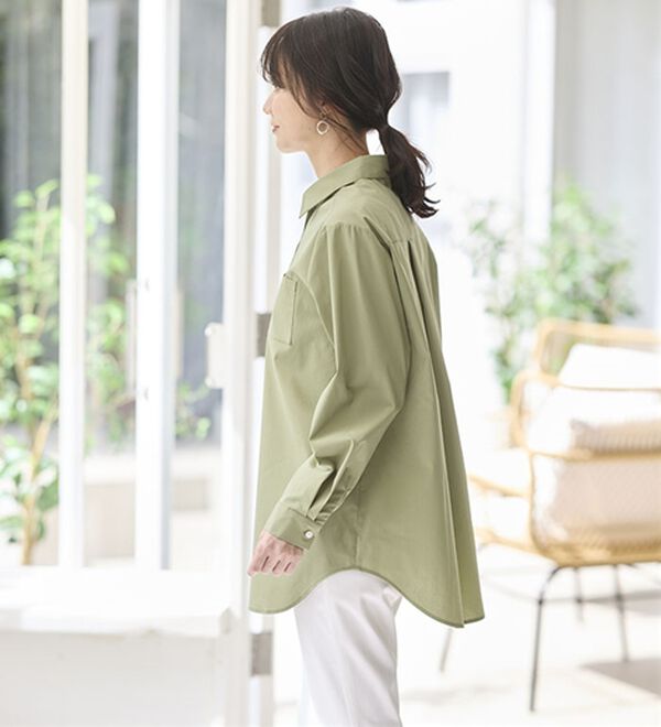 BELLUNA（ベルーナ）の「アイロンいらずの形態安定シャツ（シャツ）」｜詳細画像