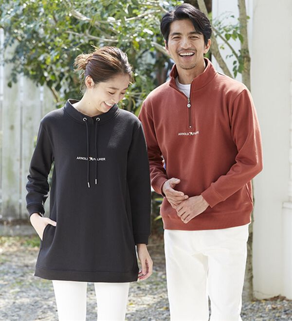 「＜アーノルド　パーマー＞着回し自在！ハーフジップトレーナー（メンズトレーナー）」｜詳細画像