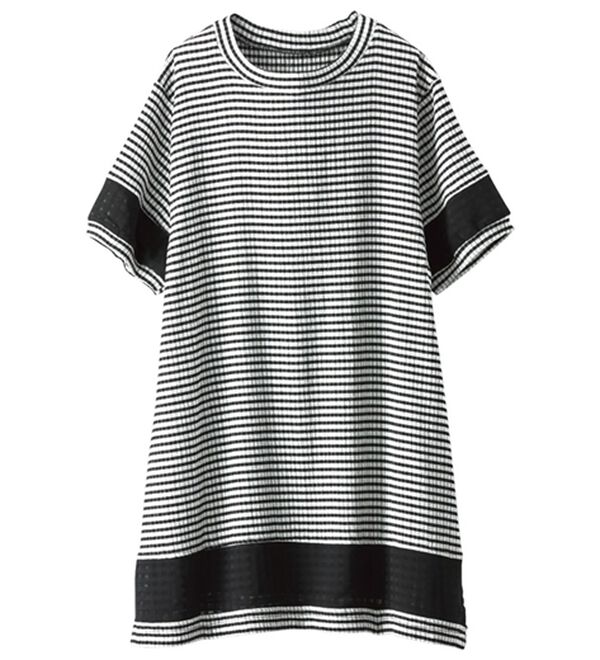 BELLUNA（ベルーナ）の「さらっとした着心地！涼感シアー使いチュニック（チュニック）」｜詳細画像