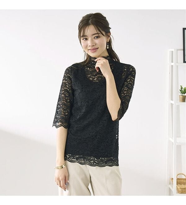 BELLUNA（ベルーナ）の「脱Ｔシャツレースインナー（ブラウス）」｜詳細画像