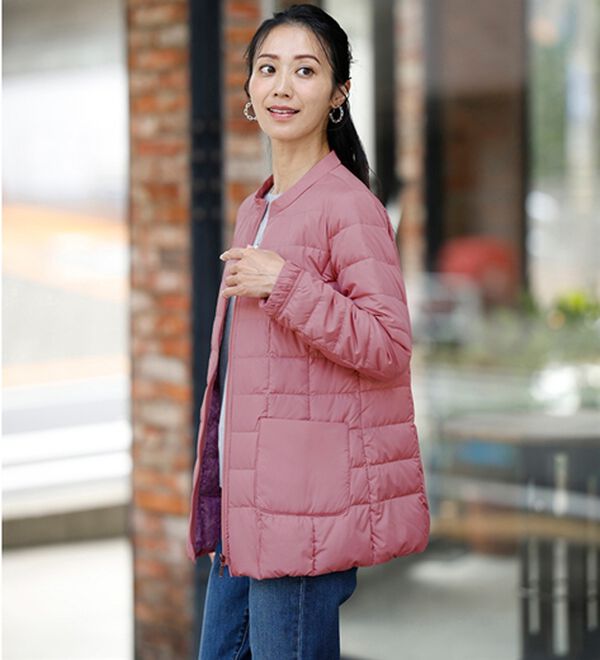 ルフラン（ルフラン）の「スタンド衿ダウンブルゾン（ブルゾン）」｜詳細画像