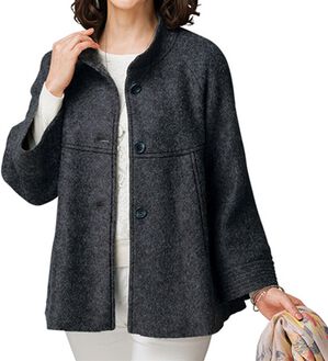 ルフラン（ルフラン）の「スライバー風ニットジャケット＜コクリカ＞（その他ジャケット）」｜黒