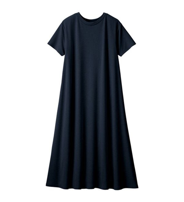 GeeRA（ジーラ）の「【接触冷感】フレアーシルエットロングワンピース（ロングワンピース）」｜詳細画像