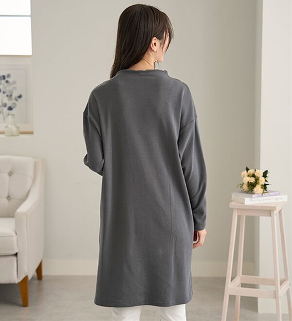 BELLUNA（ベルーナ）の「《ＨｕｇＲｅａｍコットン》ボトルネックチュニック（チュニック）」｜詳細画像