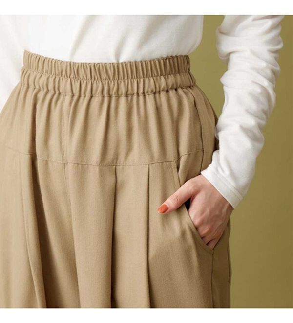 Viola e Viola（ヴィオラ エ ヴィオラ）の「ふんわりやわらか素材のゆるパンツ（フルレングスパンツ）」｜詳細画像