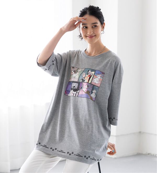 「＜Ｄｉｓｎｅｙ＞ディズニー映画ＰＨＯＴＯ風Ｔシャツ（チュニック）」｜詳細画像