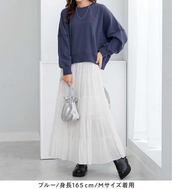 Viola e Viola（ヴィオラ エ ヴィオラ）の「【ビバリーヒルズポロクラブ】コクーンシルエットスウェット（カットソー）」｜詳細画像