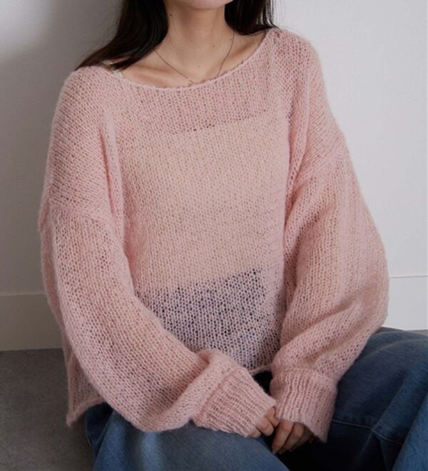 RANAN（ラナン）の「モヘアライクローゲージニット（ニット・セーター）」｜詳細画像