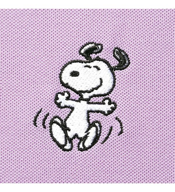 BELLUNA（ベルーナ）の「スヌーピー刺しゅうポロチュニック（ポロシャツ）」｜詳細画像