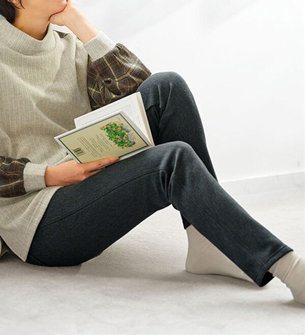 BELLUNA（ベルーナ）の「裏ベロアストレッチ素材レギンスパンツ【Prima fit pants】（スパッツ・レギンス）」｜詳細画像