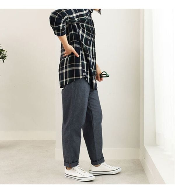 BELLUNA（ベルーナ）の「ダブルガーゼ素材オーバーブラウス（ブラウス）」｜詳細画像