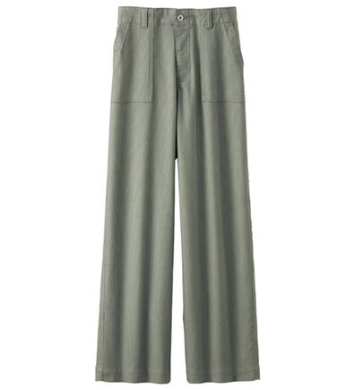 BELLUNA（ベルーナ）の「新感覚！メッシュデニムワイドパンツ（フルレングスパンツ）」