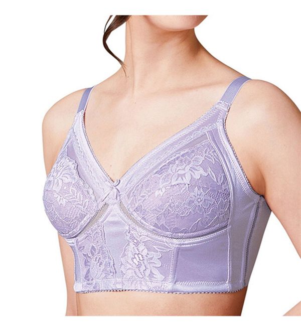 「【５色組】しっかりサポートロングブラ（ブラジャー）」｜詳細画像