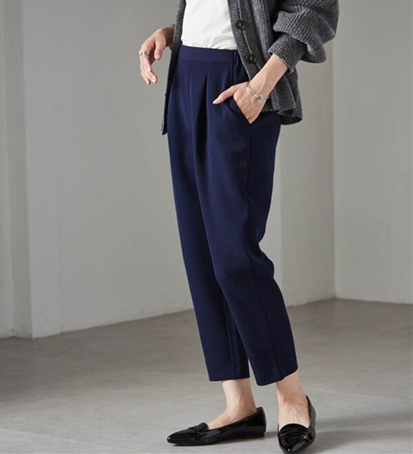 RANAN（ラナン）の「美脚シルエットクロップドパンツ（フルレングスパンツ）」｜詳細画像