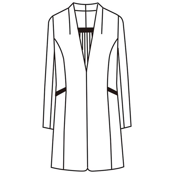 BELLUNA（ベルーナ）の「洗えるストレッチ素材！重ね着風デザインセットアップ（ブラックフォーマル（喪服・礼服））」｜詳細画像