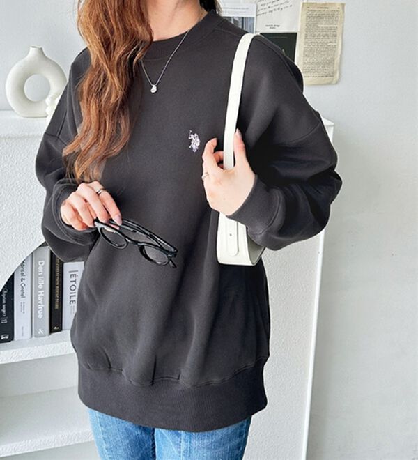 GeeRA（ジーラ）の「【U.S. POLO ASSN.】表ピーチ裏起毛スウェット（トレーナー・スウェット）」｜詳細画像