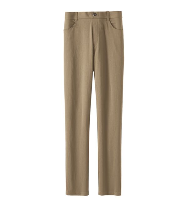 BELLUNA（ベルーナ）の「チノ見えストレッチ素材スリムパンツ（フルレングスパンツ）」｜詳細画像