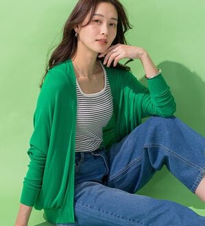 GeeRA（ジーラ）の「【冷房対策に】ひんやりUV対策！ドルマンカーディガン（ニットカーディガン）」｜詳細画像