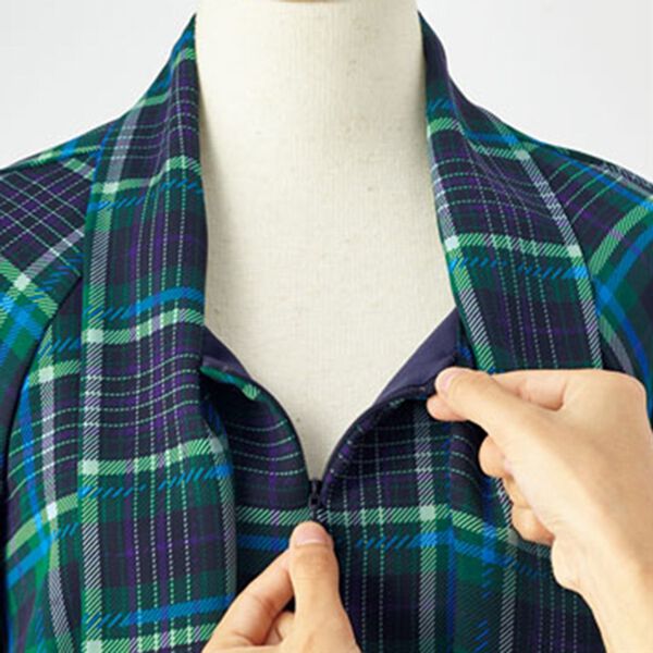 BELLUNA（ベルーナ）の「あったか裏地！チェック柄セットアップ（セットアップ）」｜詳細画像