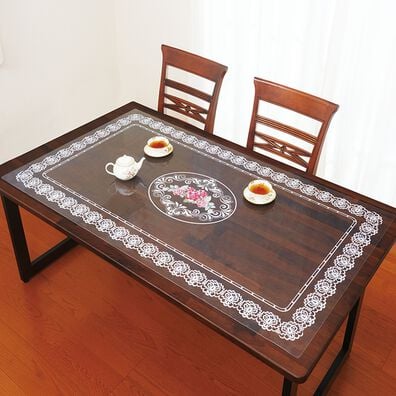 「花柄透明テーブルマット（その他キッチン用品）」