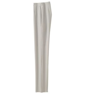 BELLUNA（ベルーナ）の「日本製抗菌防臭ハイテンションストレートパンツ（フルレングスパンツ）」｜ライトグレー