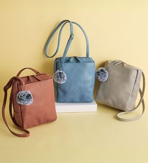 BELLUNA（ベルーナ）の「ガバッと開く！充実収納の３層式ミニショルダー（ショルダーバッグ）」｜詳細画像