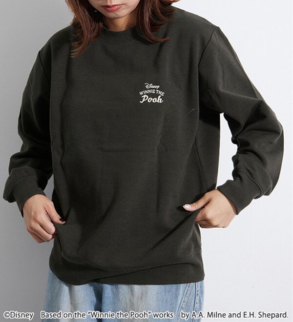 BELLUNA（ベルーナ）の「＜Ｄｉｓｎｅｙ＞【プー】バックプリント裏起毛トレーナー（トレーナー・スウェット）」｜詳細画像