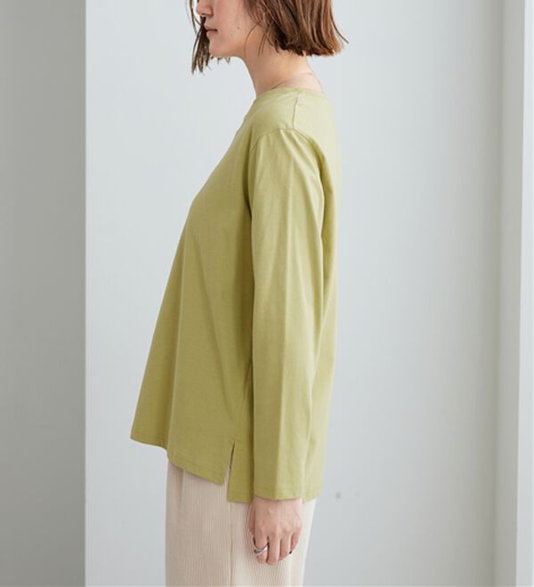 BELLUNA（ベルーナ）の「綿１００％大人顔サマ見えプルオーバー（カットソー）」｜詳細画像