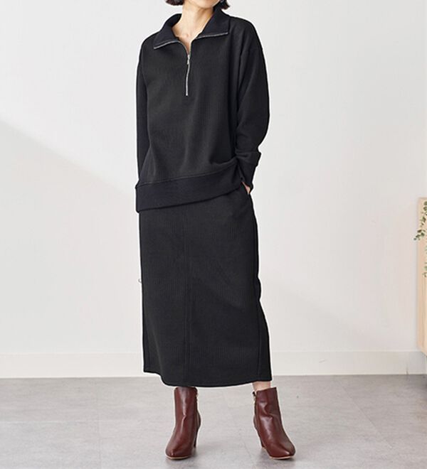 BELLUNA（ベルーナ）の「ボーダージャカードナロースカート（ロングスカート）」｜詳細画像