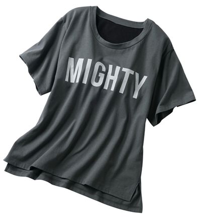 LAVIENNE（ラヴィエンヌ）の「カップ付ロゴＴシャツ（Tシャツ）」